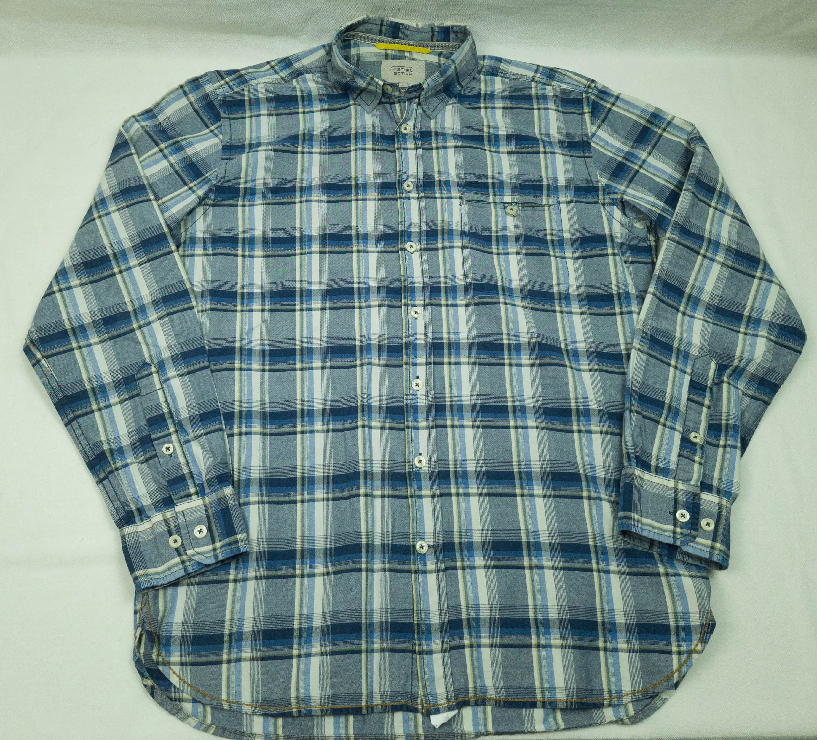 camel active Shirts Button Ups CAMEL ACTIVE SHIRT LONG SLEEVE COTTON SIZE M Multi