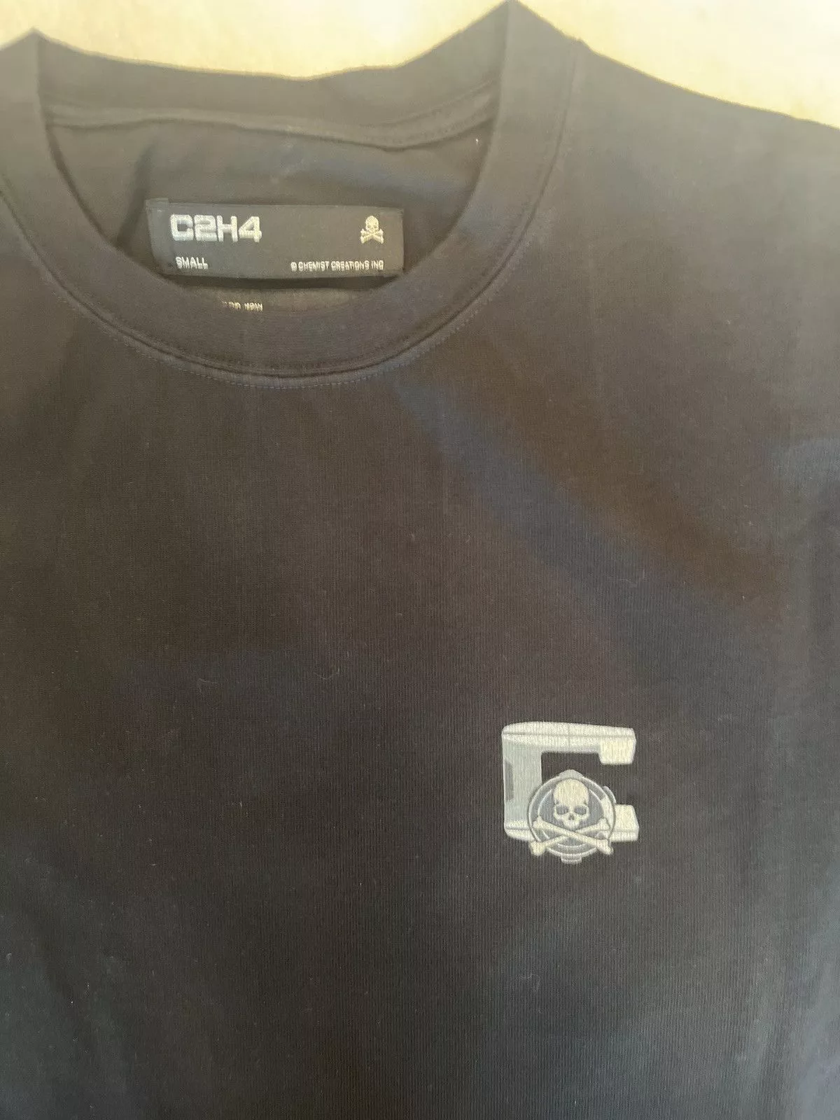 Mastermind Japan Short Sleeve T Shirts Mastermind Japan MasterMind x C2H4 tee shirt Black