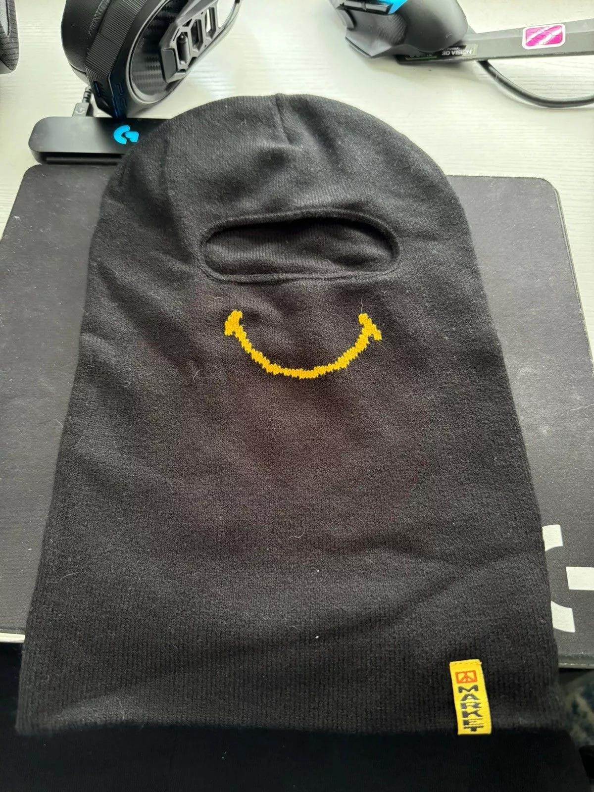 Market Miscellaneous Market Smily ski mask Black