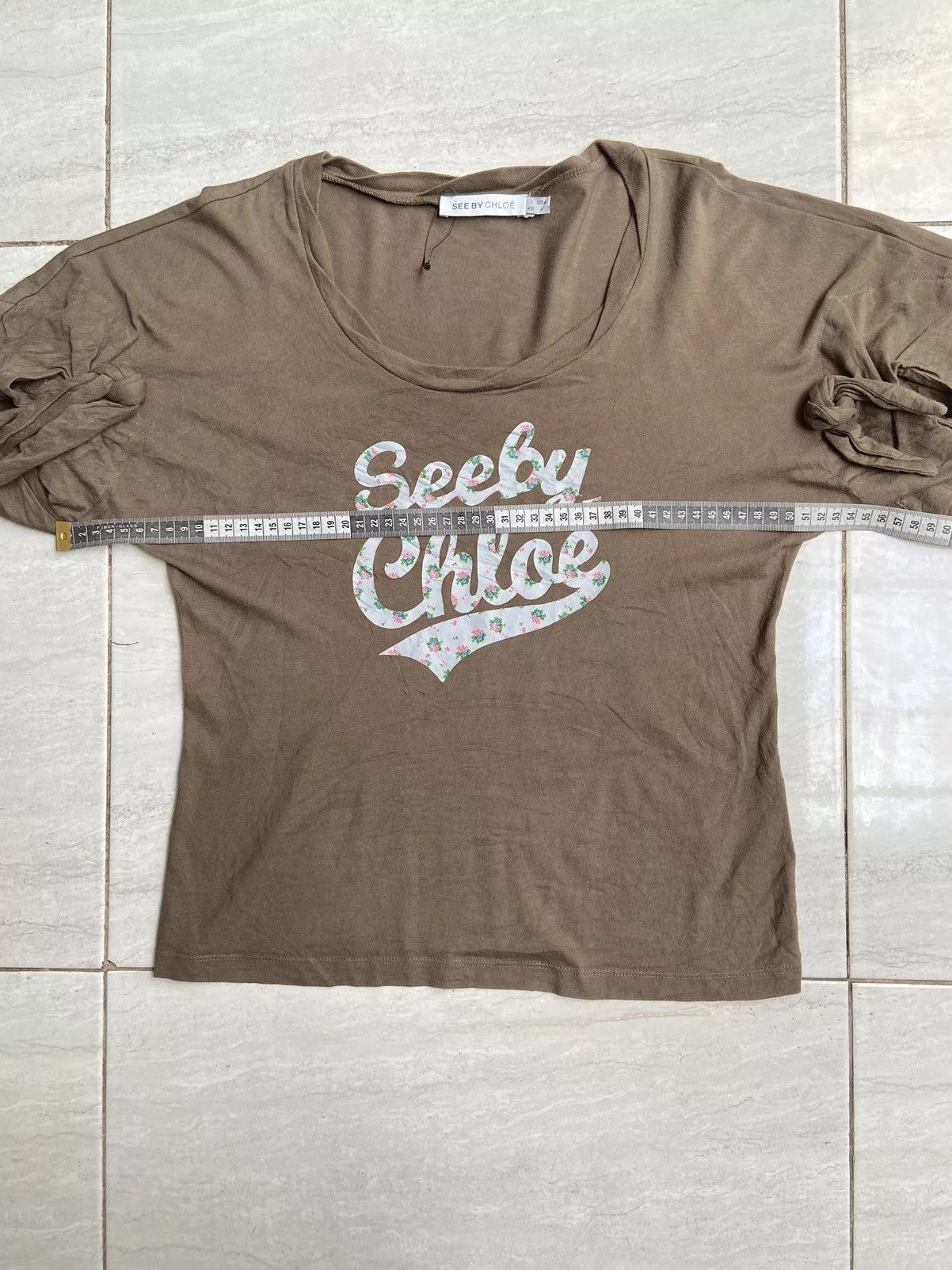 See by Chloe Short Sleeve T Shirts SEE BY CHLOE Brown T-Shirt