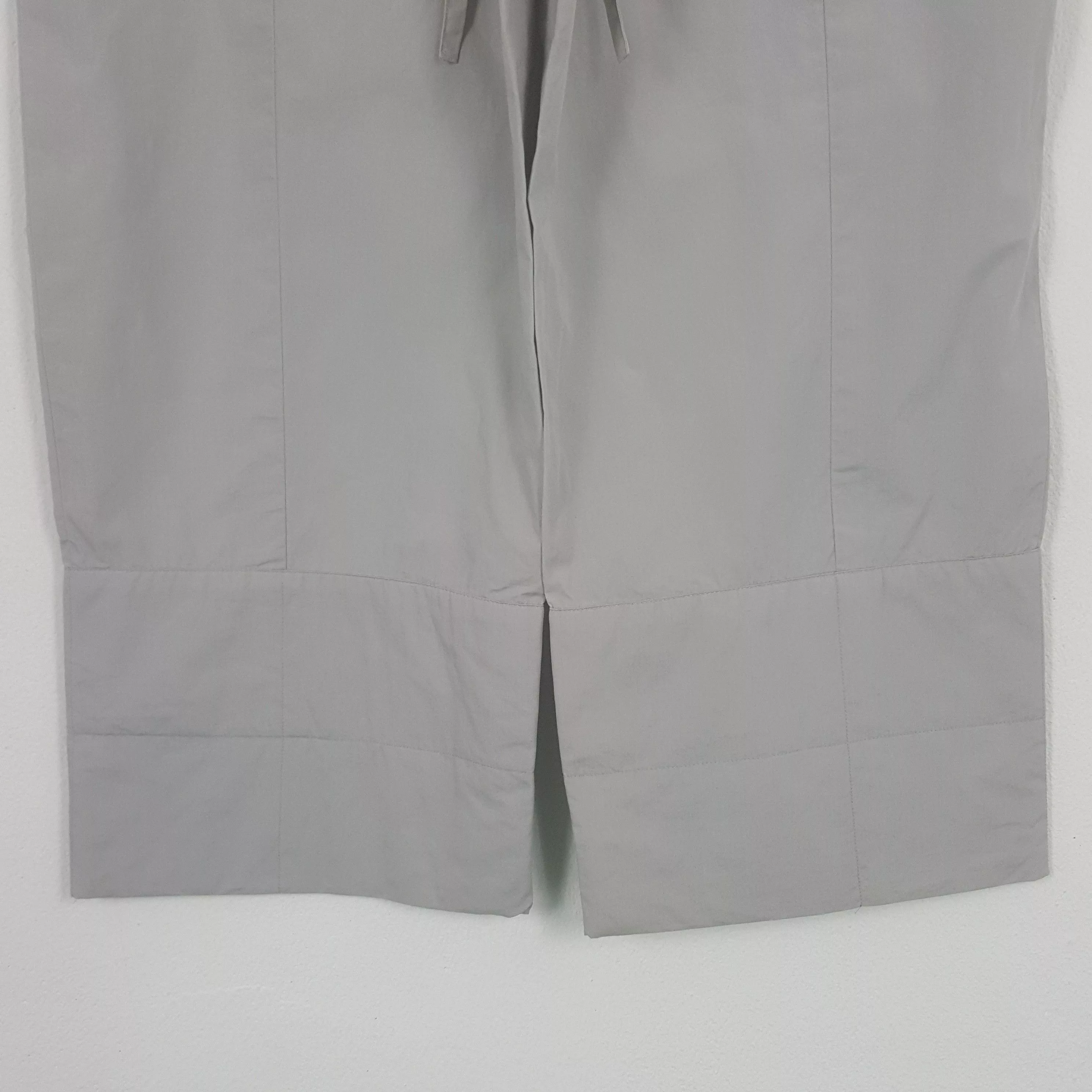 Chanel Casual Pants Vintage Chanel Button Pants Gray Luxury