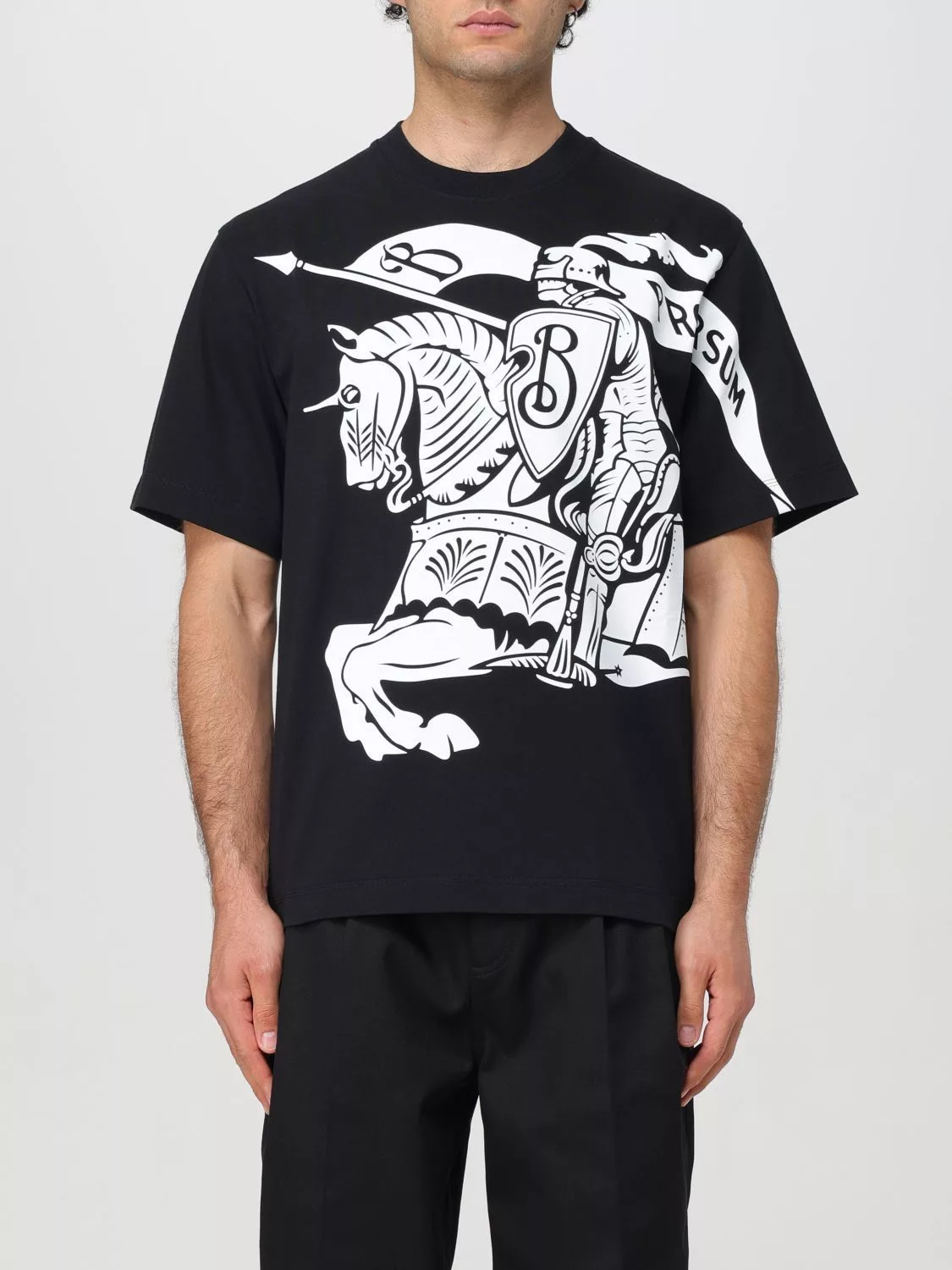 Burberry Polos Burberry T-Shirt Men Black Multi