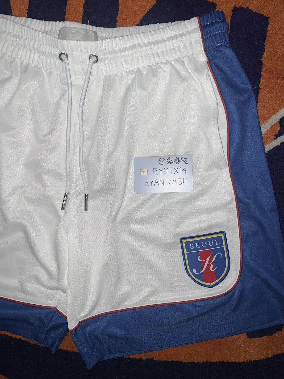 Kith Shorts Kith Seoul Wesley Soccer Shorts - Size Large White