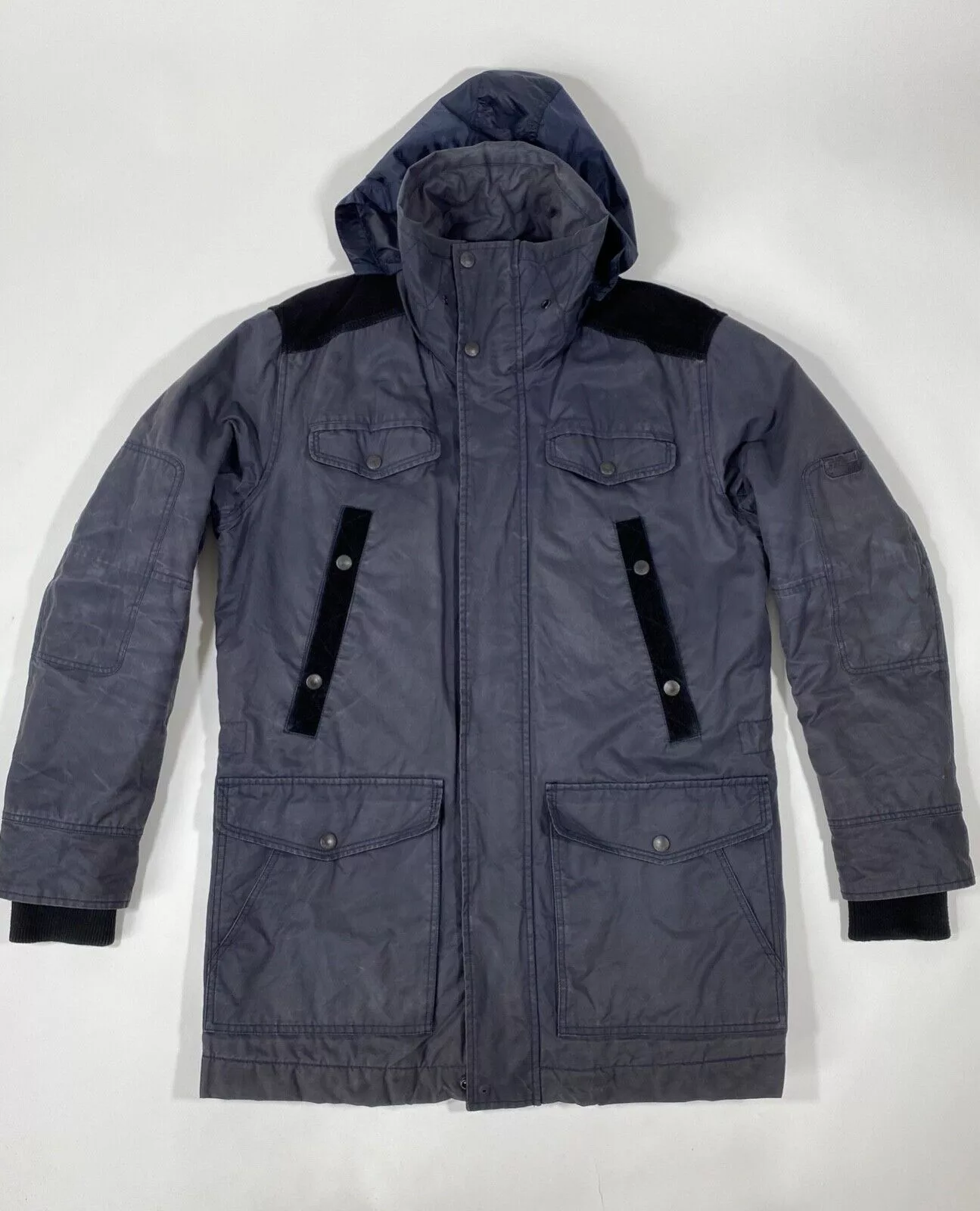 Diesel Parkas Diesel Jacket Vintage Winter Parka Coat XXL Blue
