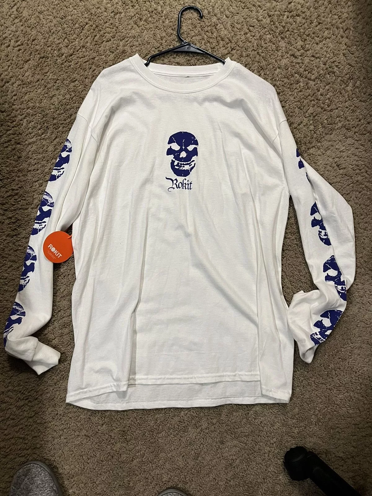Rokit Long Sleeve T Shirts Rokit Root tee White