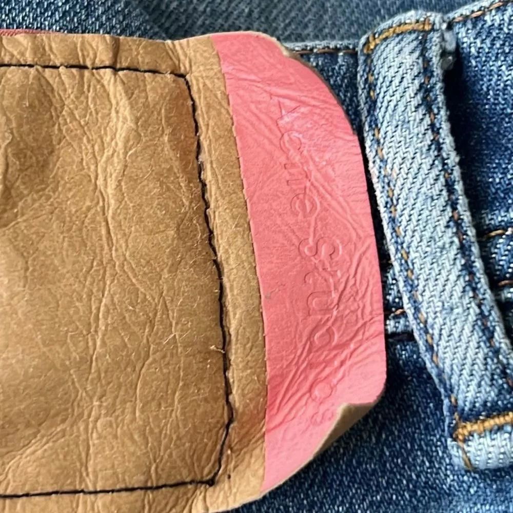 Acne Studios Denim Acne Studios Blå Konst Floragatan 13 Jeans North Mid Blue