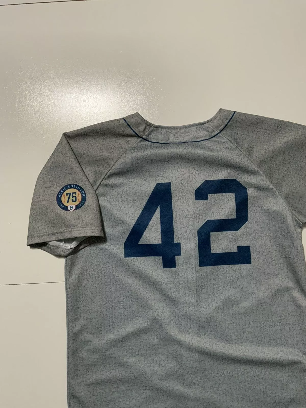 MLB Jerseys MLB Los Angeles Dodgers Jackie Robinson ‘22 75th Baseball Jersey Gray