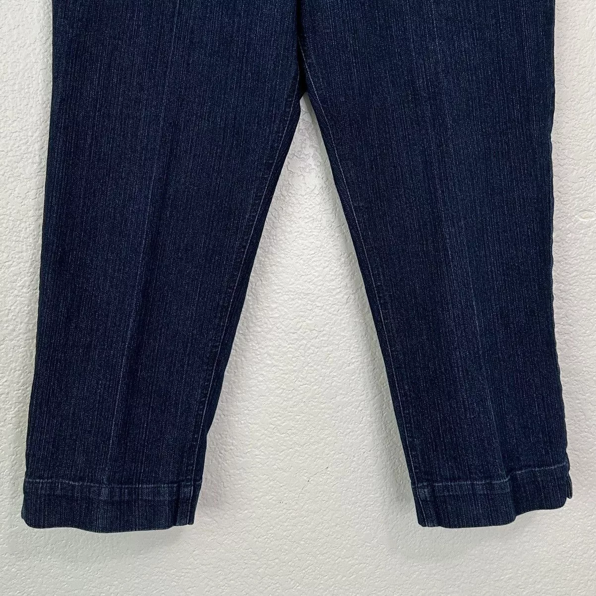 Other Pants Other Soft Surroundings Blue Denim Stretch Capri Pull-On Pants