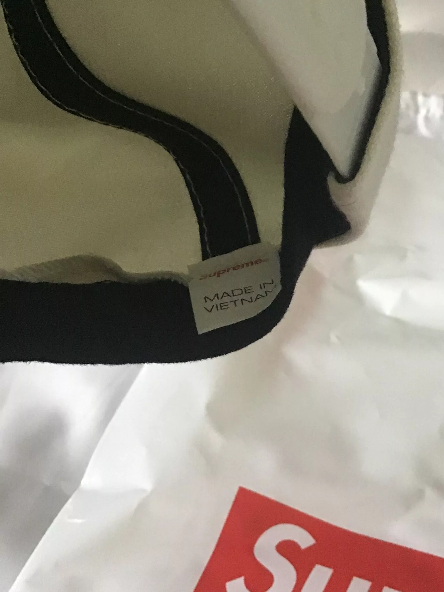 Supreme Hats Supreme Beaded 6 Panel NWT White