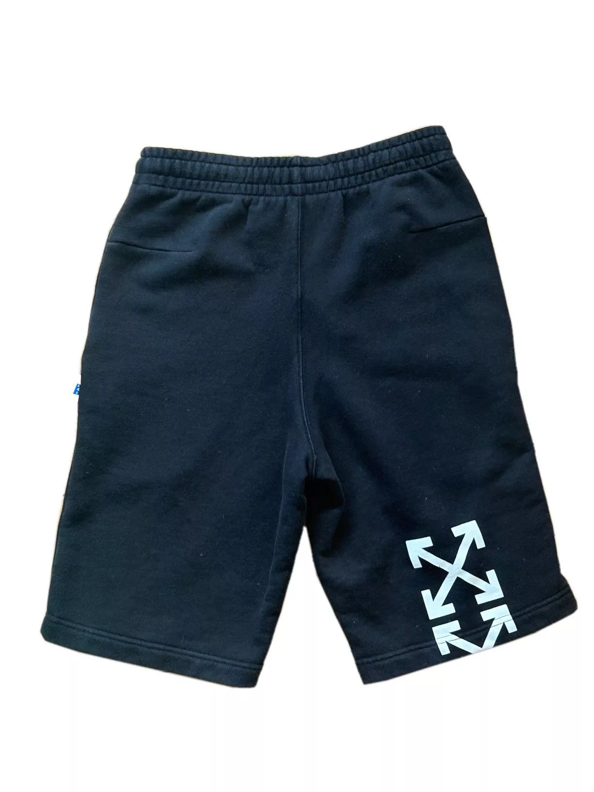 Off-White Shorts Off-White black waterfall graphic sweat shorts