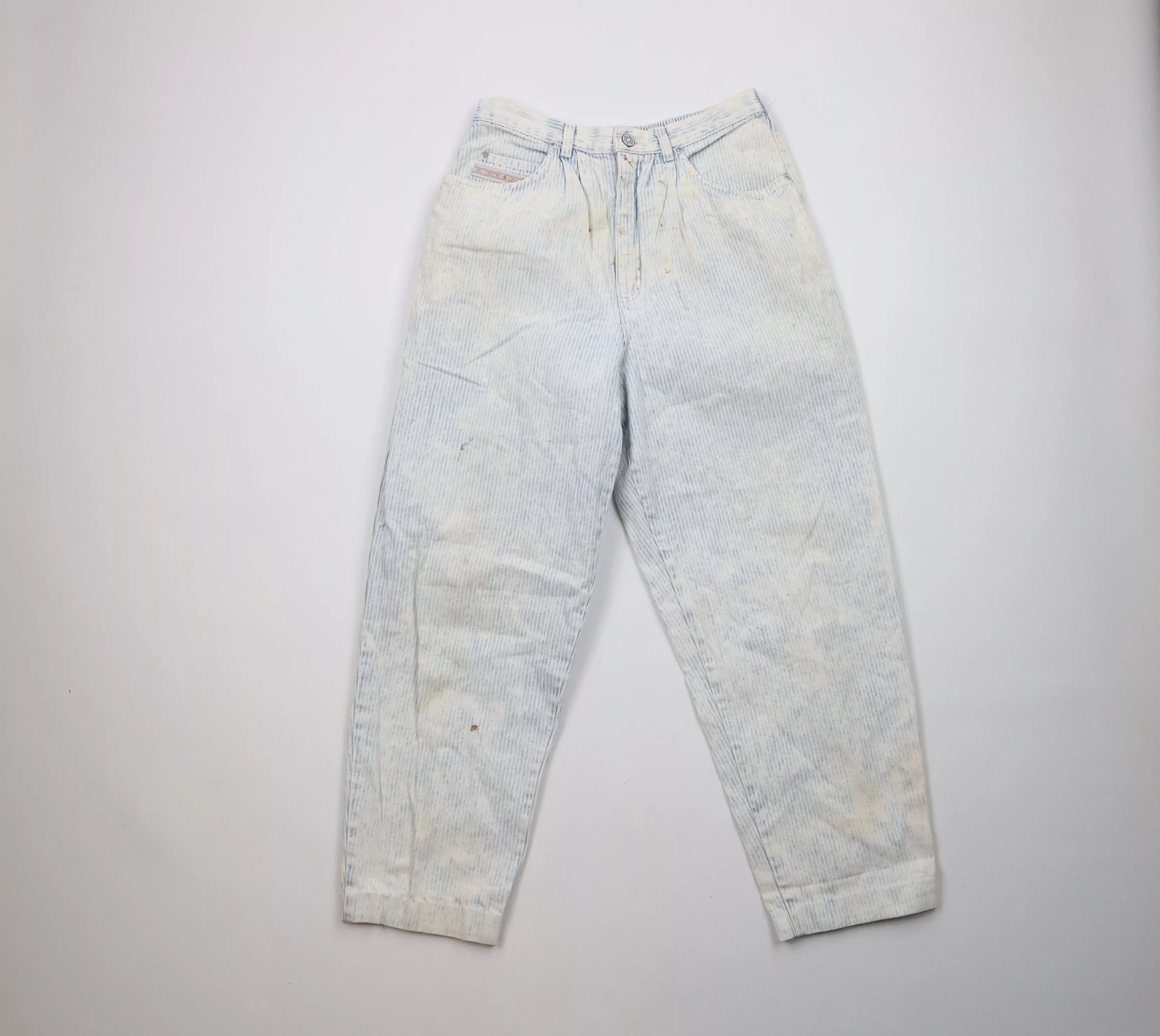 Vintage Jeans Vintage 70s Streetwear Striped Denim Jeans Blue USA