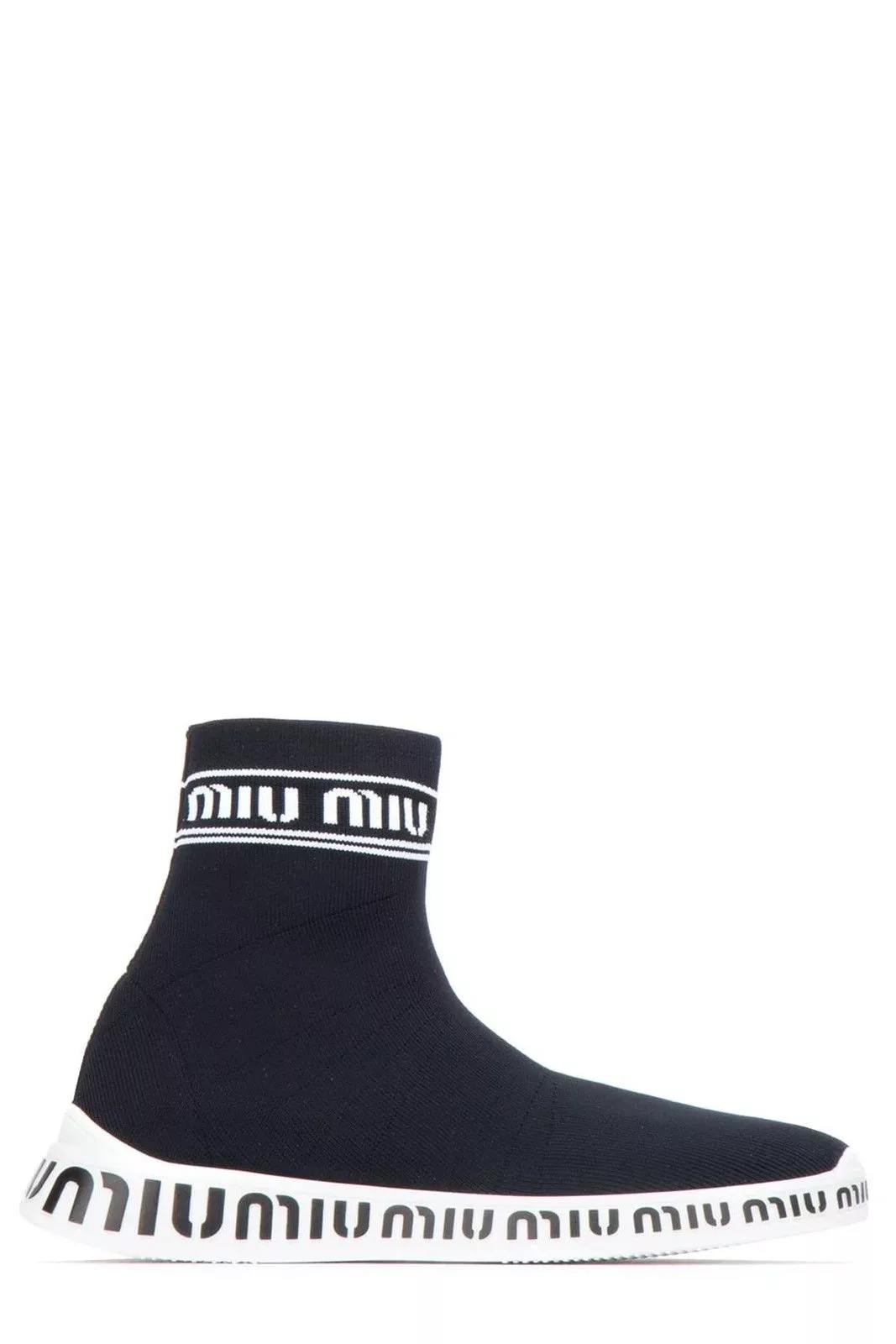 Miu Miu Boots Miu Miu o1la1rc1a0724 Sock Boots in Black