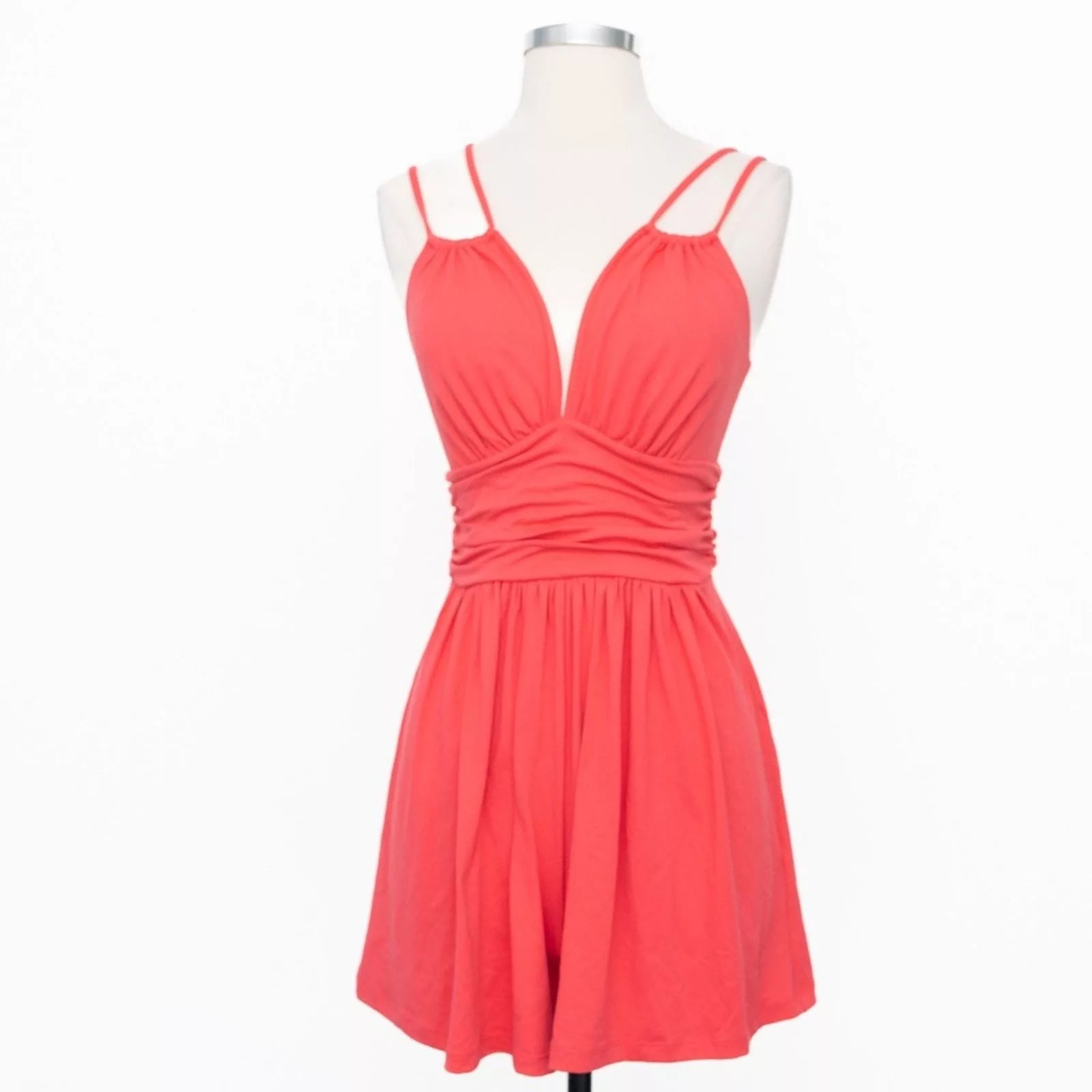 Susana Monaco Jumpsuits Susana Monaco. Strappy Romper. Orange