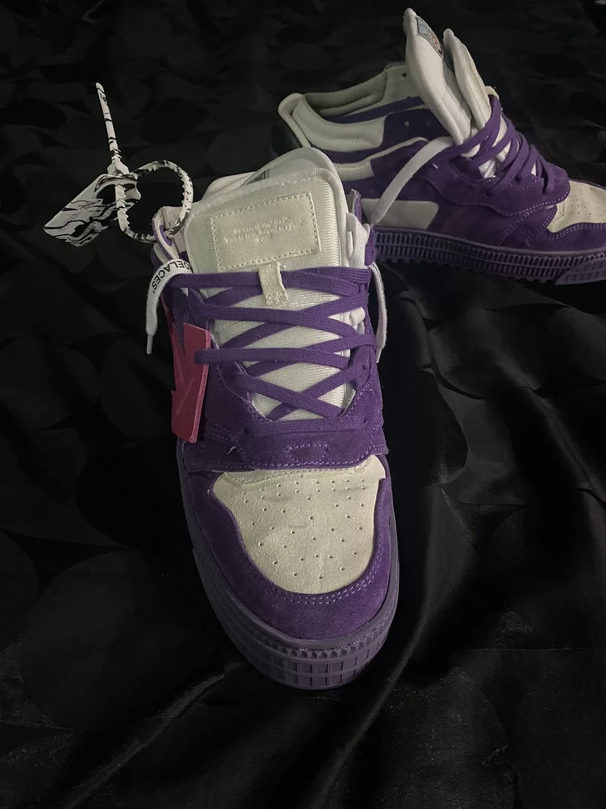 Off-White Low Top Sneakers Off-White Off- White Air Force Purple