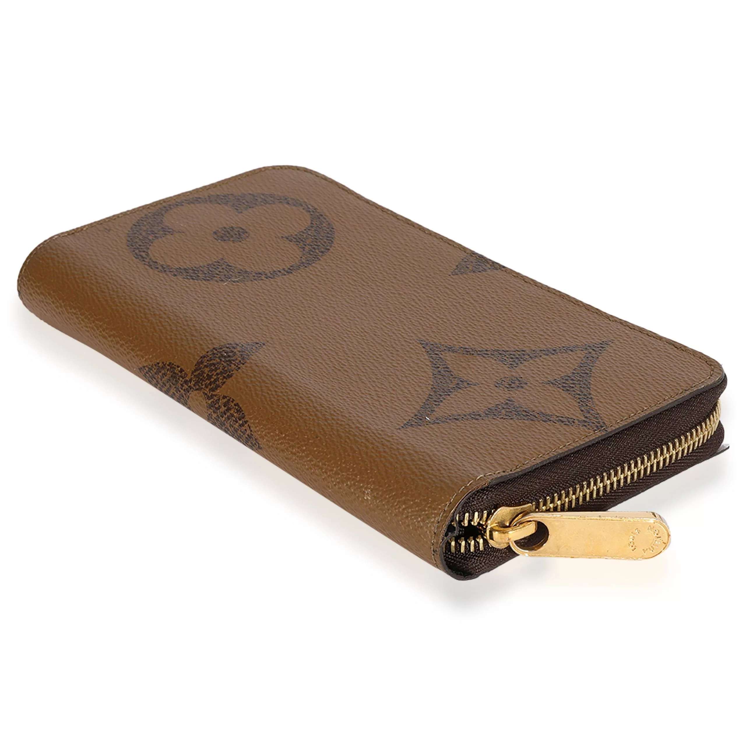 Louis Vuitton Rings Louis Vuitton Monogram Giant Zippy Wallet Brown