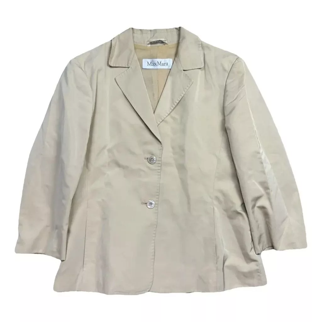 Max Mara Jackets Max Mara Suit Jacket Beige Size 40
