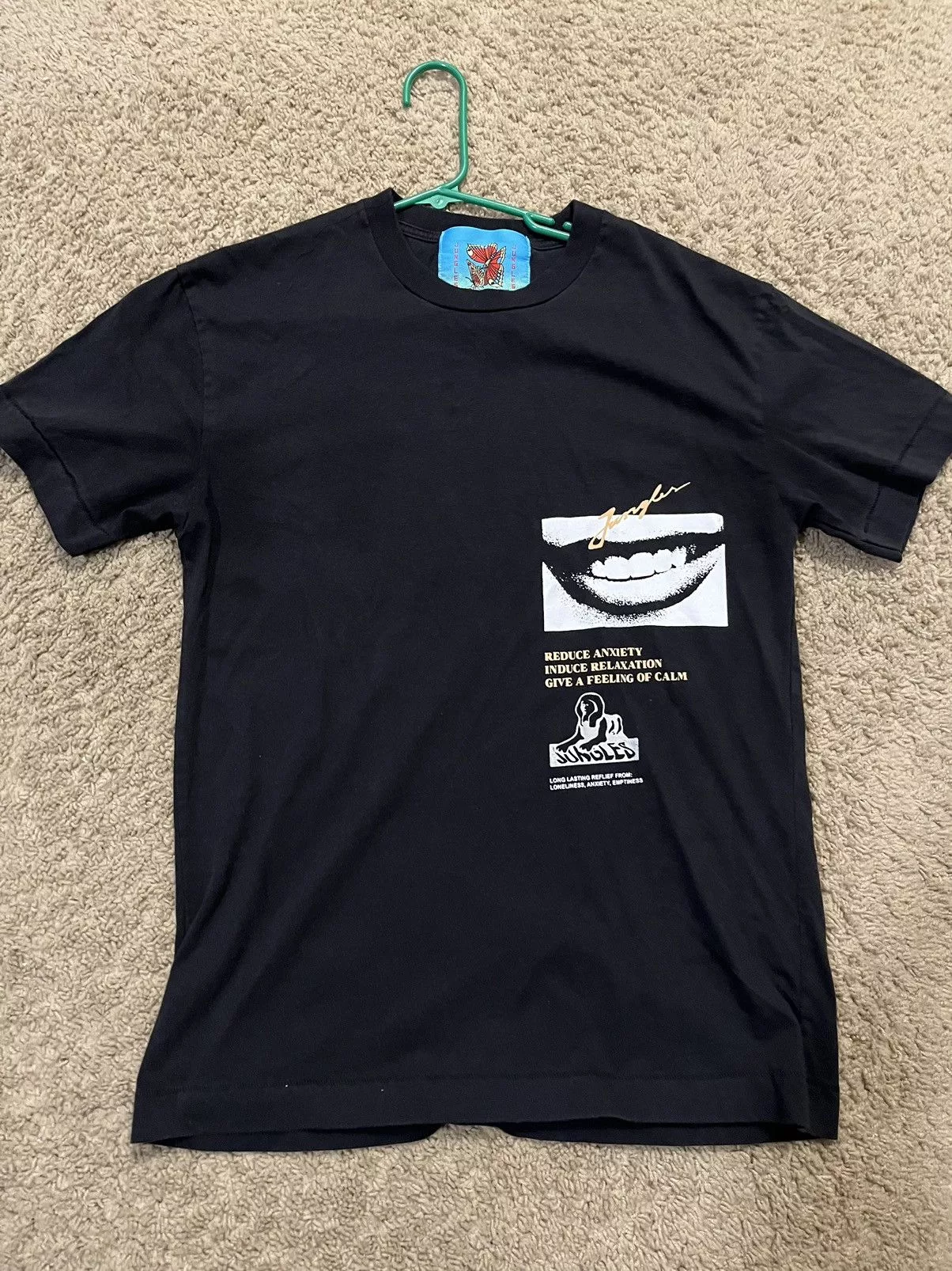 Jungles Short Sleeve T Shirts Jungles tee Black