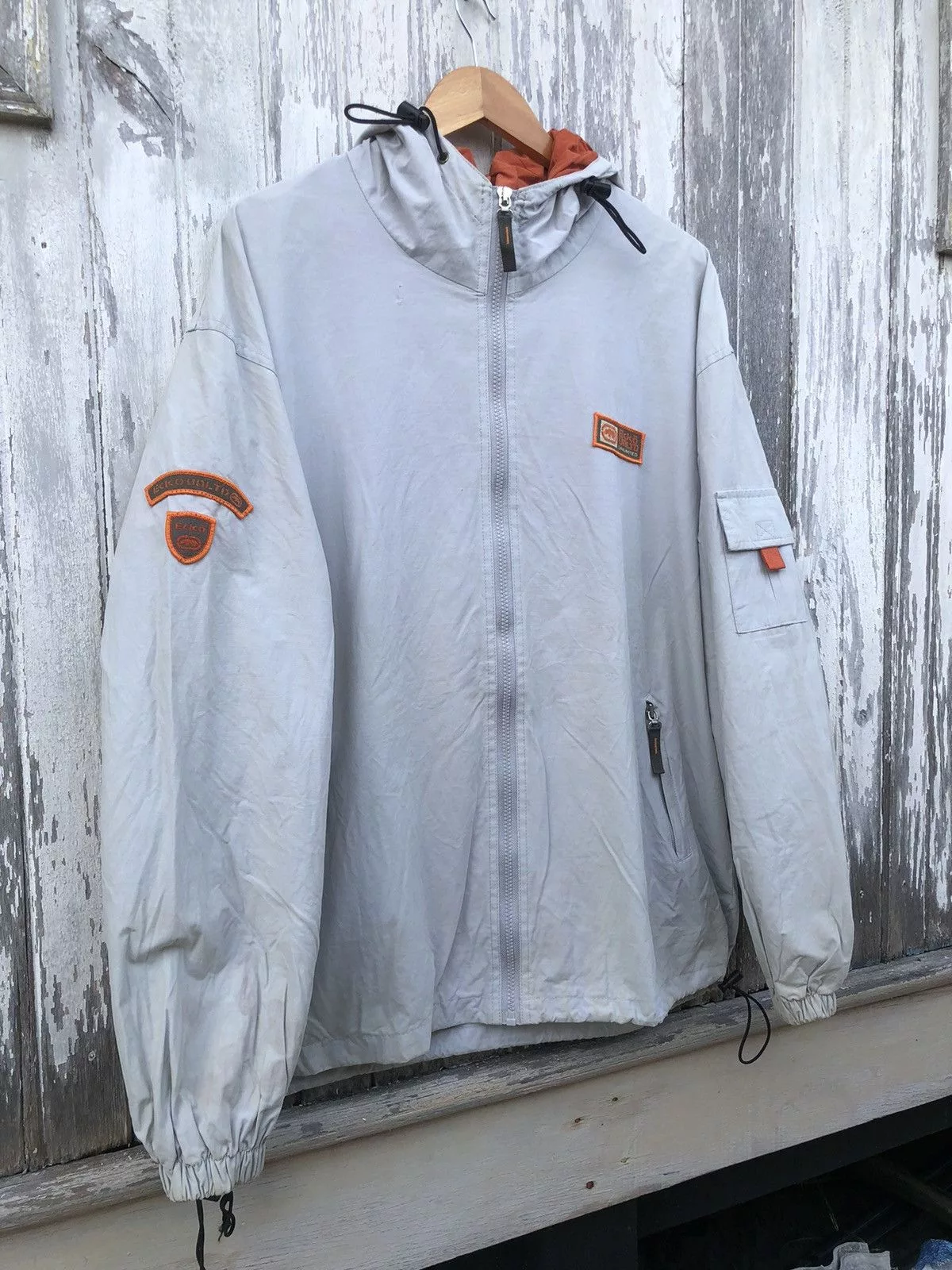 Ecko Unltd. Light Jackets Ecko Unltd. × Vintage 🔥Vintage🔥Y2K Oversized Ecko Unlimited Fullzipper Jacket Gray Streetwear