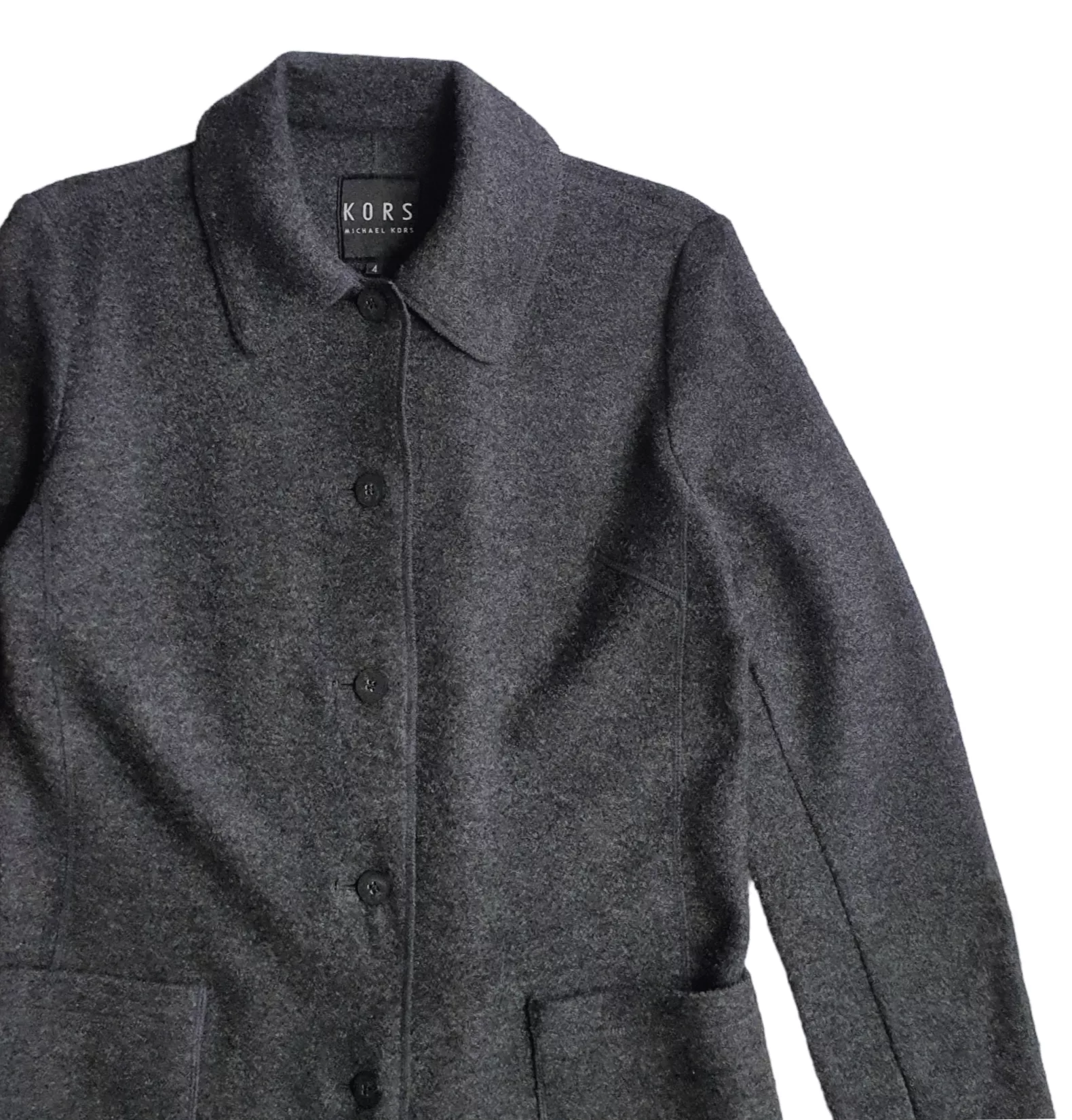Michael Kors Coats MICHAEL KORS Wool Trench Coat Jacket Saiz 4 Gray