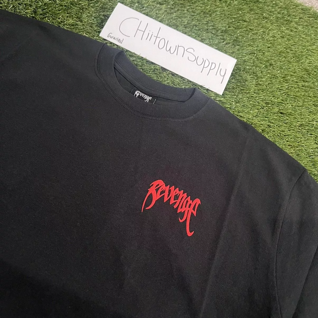 Revenge Short Sleeve T Shirts Revenge X Kill Tee Tee Black/Red Size Medium