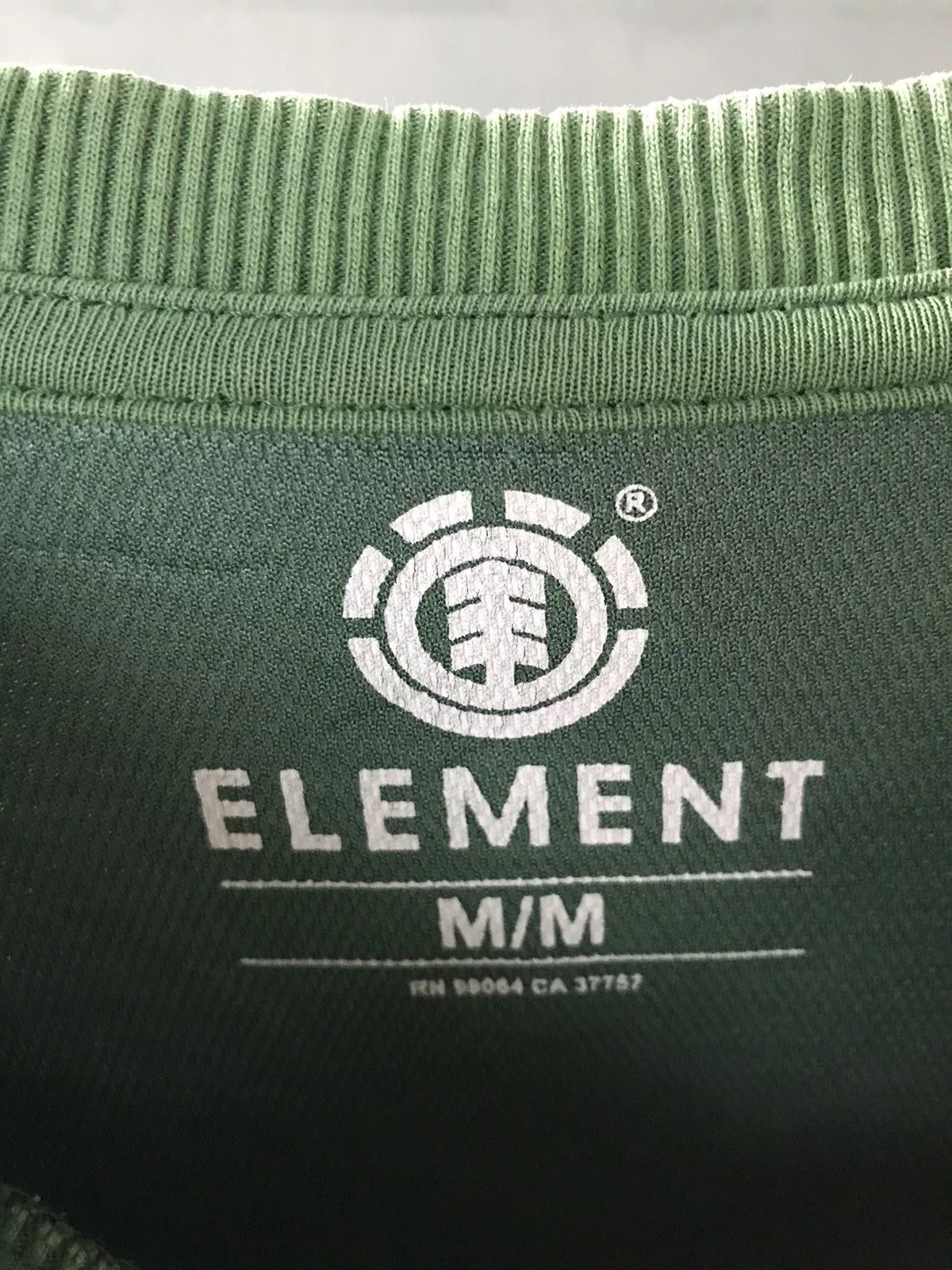 Element Short Sleeve T Shirts Element × Vintage Element skateboards Green Streetwear
