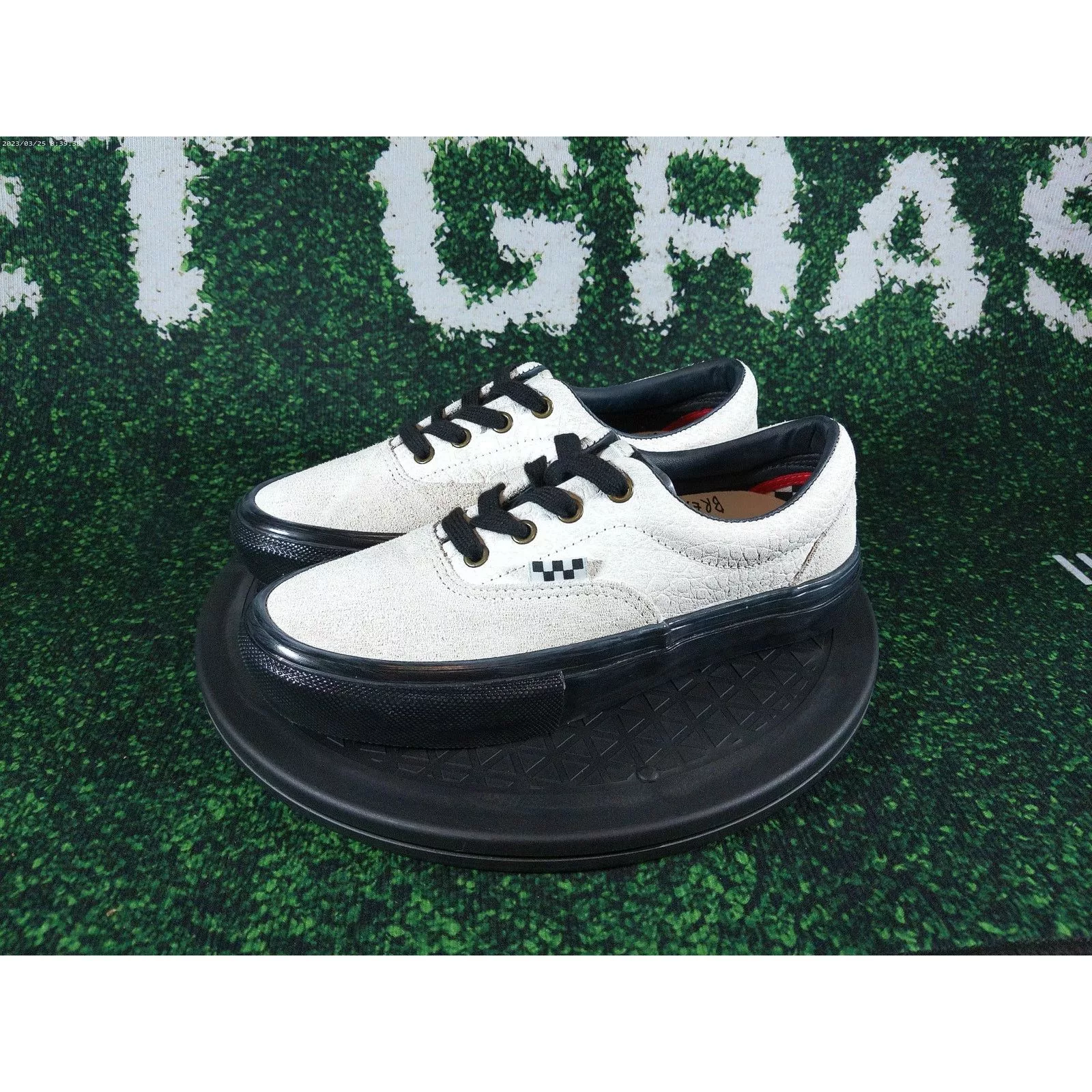 Vans Low Top Sneakers Vans Breana Geering x Era 'Marshmallow Black' Sz 5.5 White