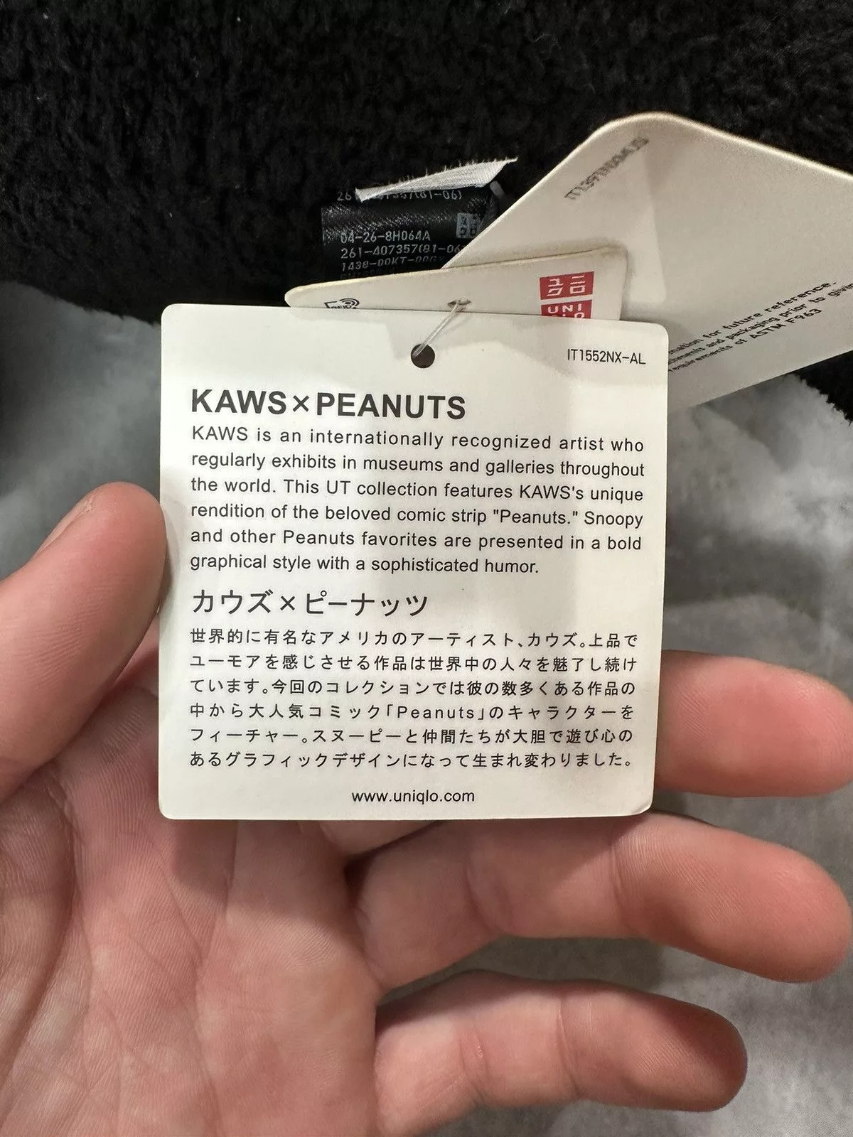 Kaws Miscellaneous Kaws × Peanuts × Uniqlo 🎱Sendoffers 😍Kaws X Snoopy Plush Large size Black