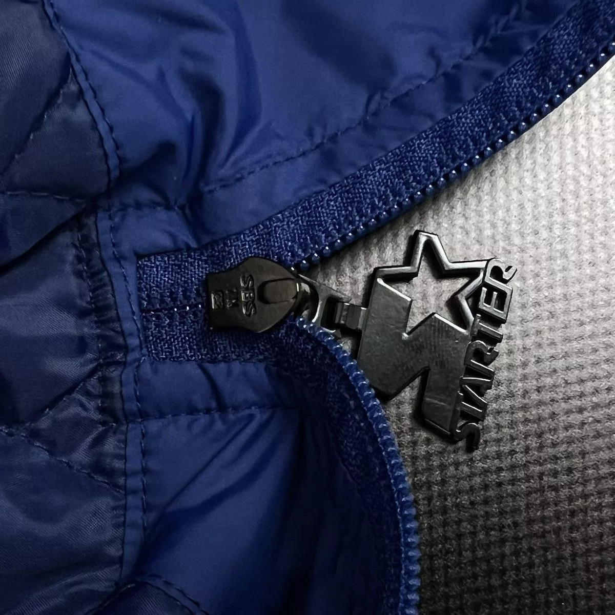 NBA Light Jackets NBA × Starter × Vintage STARTER BLACK LABEL Men's Logo Half Zip Jacket Wind Jacket Blue