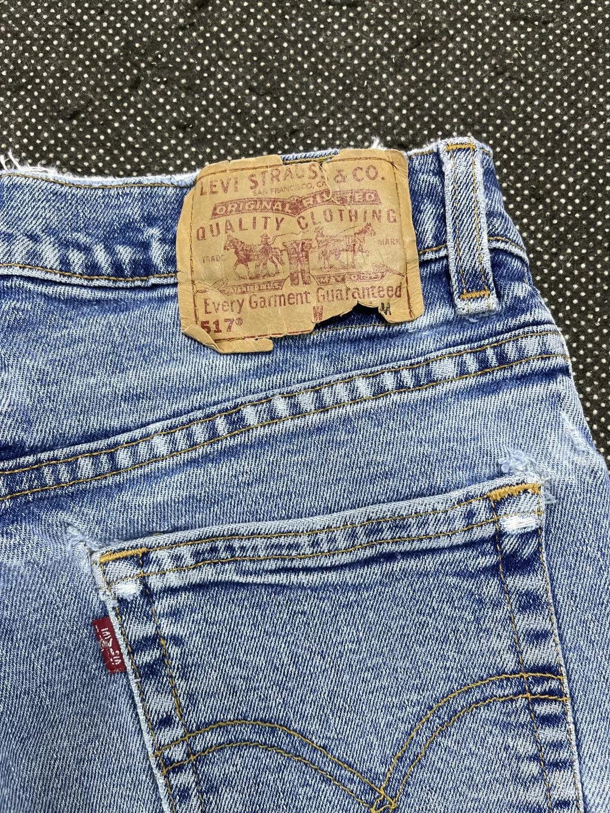 Levi's Jeans Levi's × Vintage 90s Vintage Levis 517 Cropped Jeans - J616 Blue