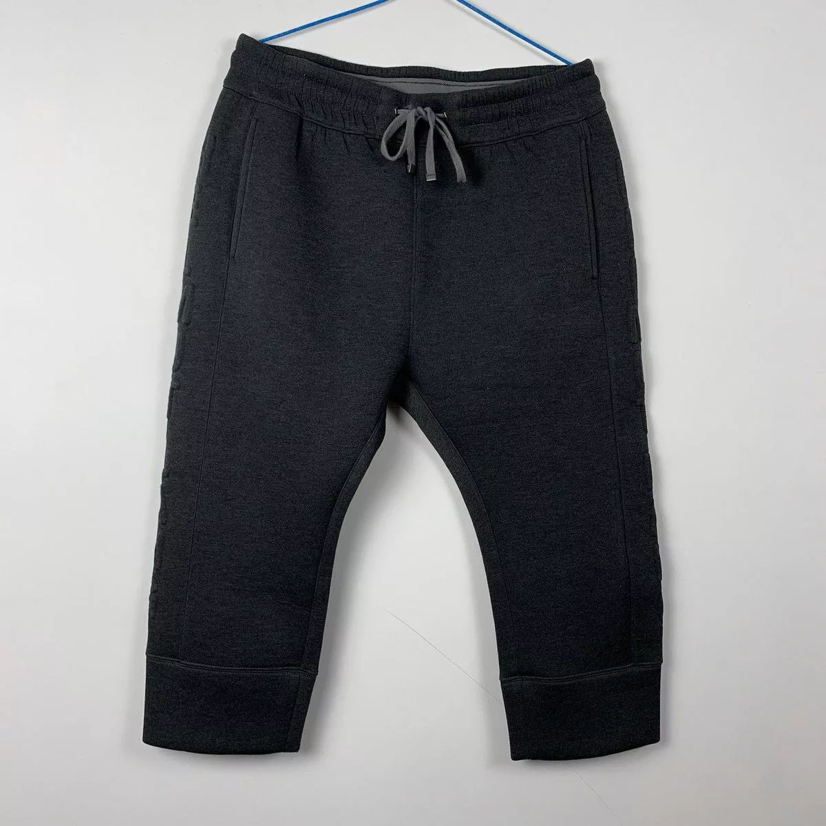 Helmut Lang Sweatpants Joggers Helmut Lang 3D Logo Cropp Jogger Gray