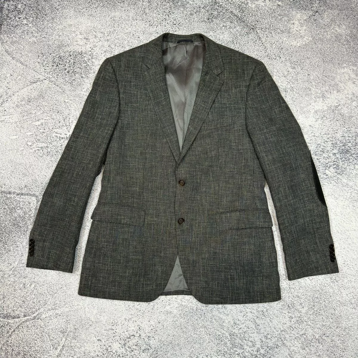 Designer Blazers Designer × Hugo Boss Hugo Boss Mens Blazer 50R Lsize Gray Vintage