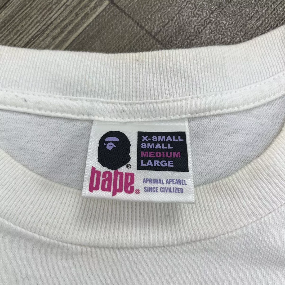 Bape Short Sleeve T Shirts BapeCamo Tee (2006) White