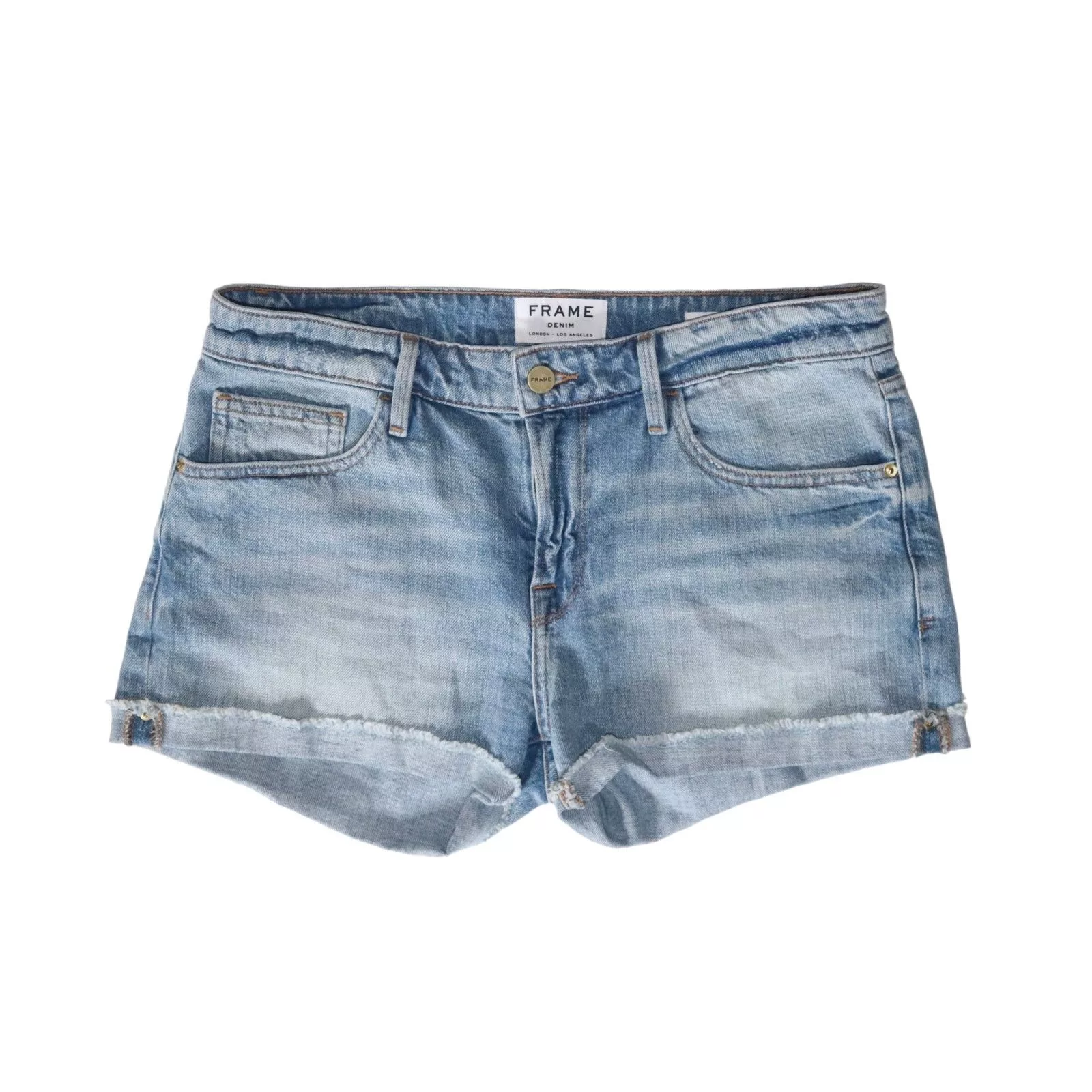 Frame Shorts Frame Denim Le Garcon Jean Shorts in Boulevard Size 26 Blue