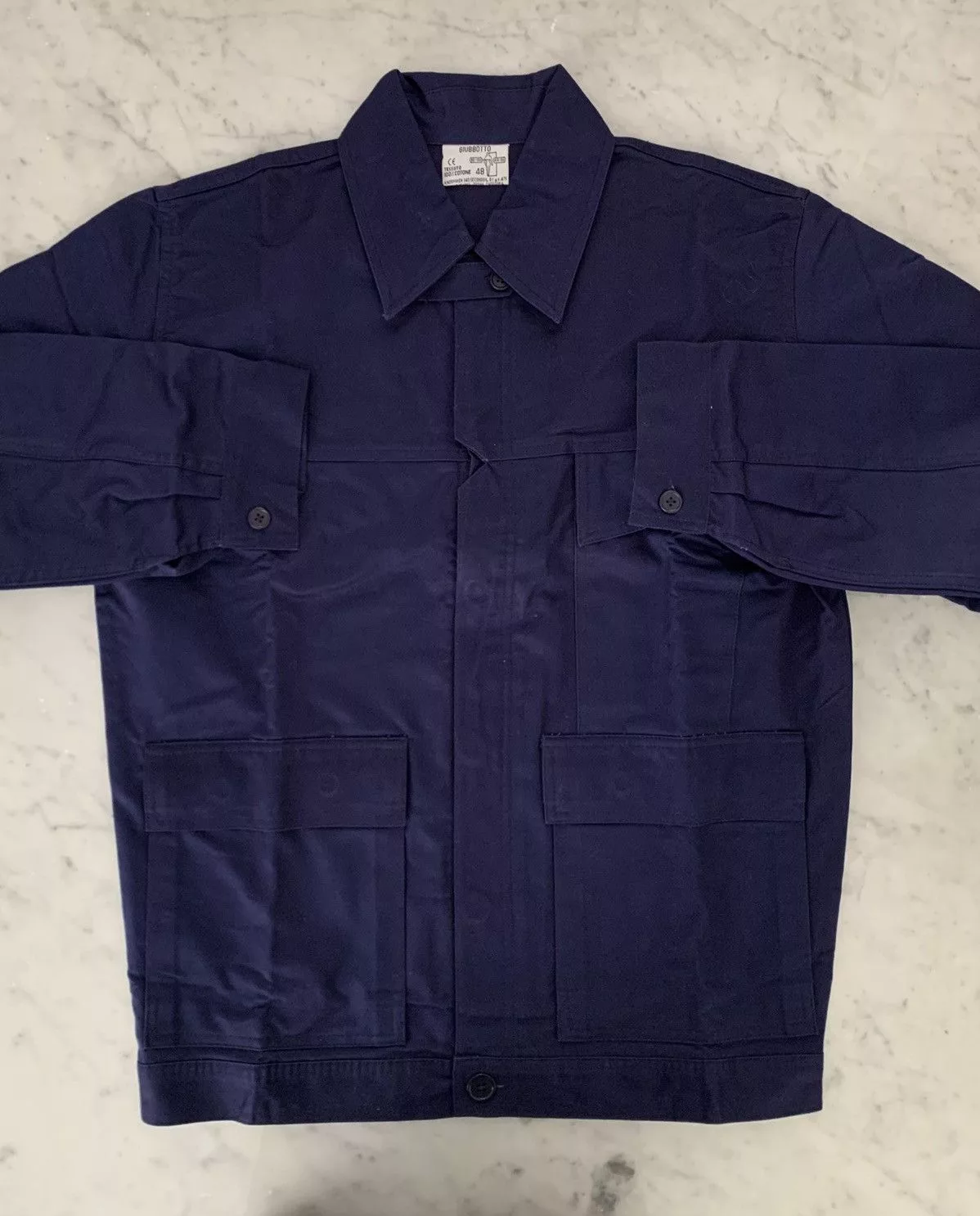 Italia Independent Heavy Coats Italia Independent Heavy Duty Cotton Jacket Blue