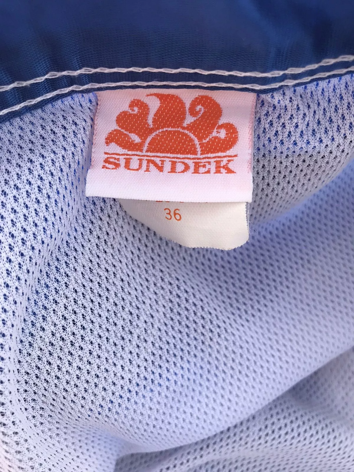Sundek Swimwear 70s VINTAGE SUNDEK SHORT SWIM TRUNK MADE IN USA Multi