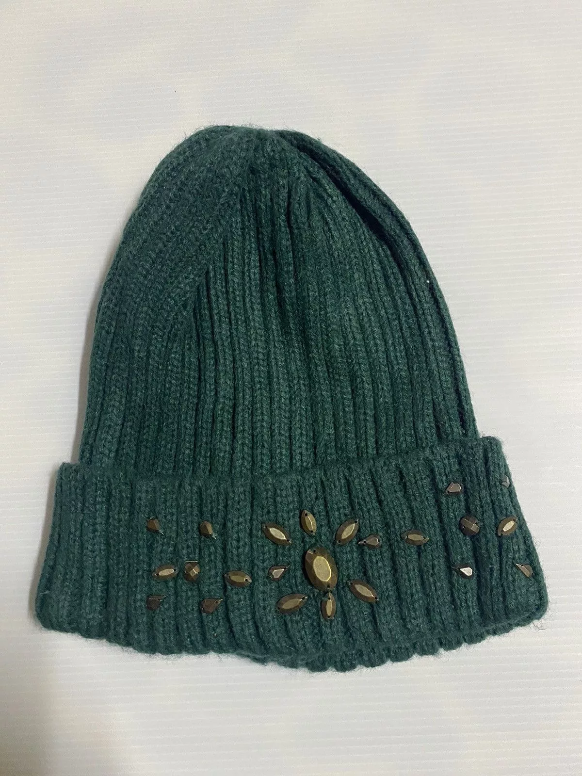 Global Work Hats Global Work Knitted Beanie Hat Green Streetwear