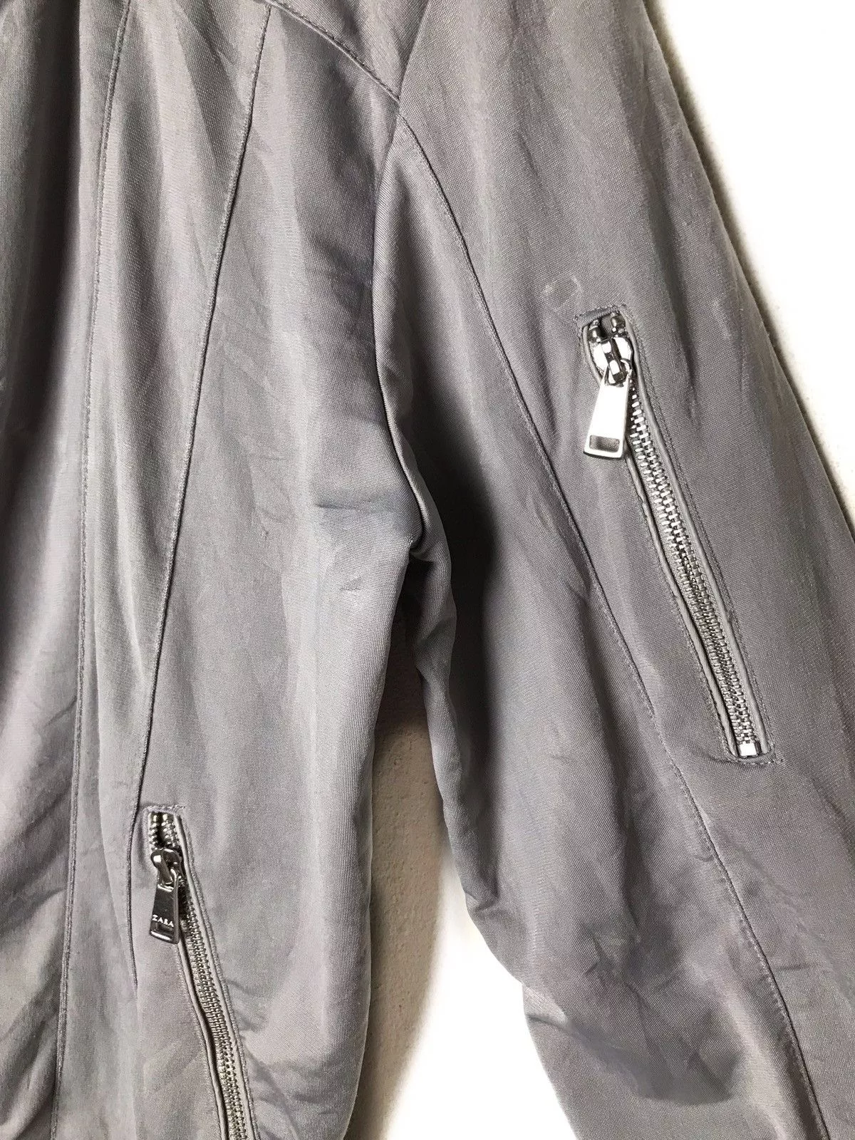 Zara Light Jackets Zara rockers jacket grey color Gray