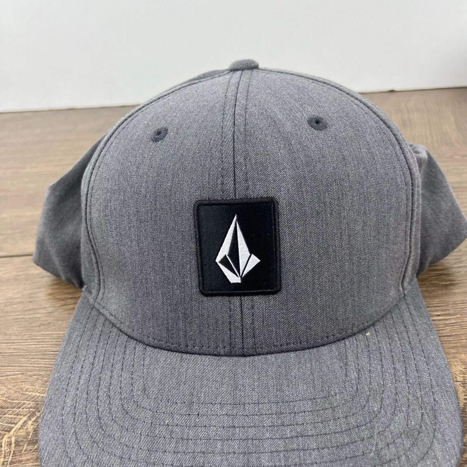 Other Hats Other Diamond Hat Crystal Diamond Snapback Hat Gray Adjustable Hat
