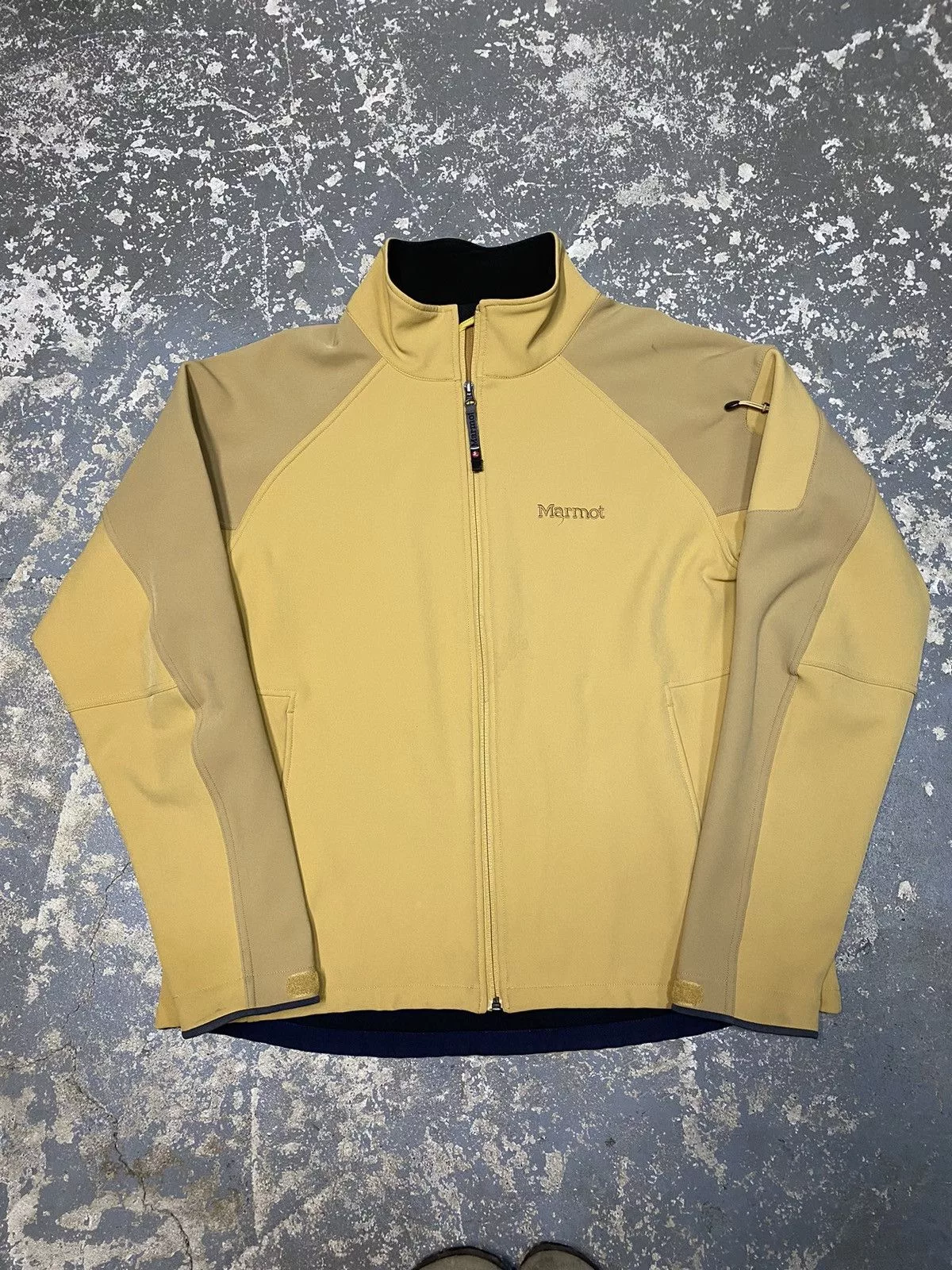 Marmot Light Jackets Marmot × Vintage Marmot Men’s Gravity Softshell Windbreaker Jacket Yellow Streetwear