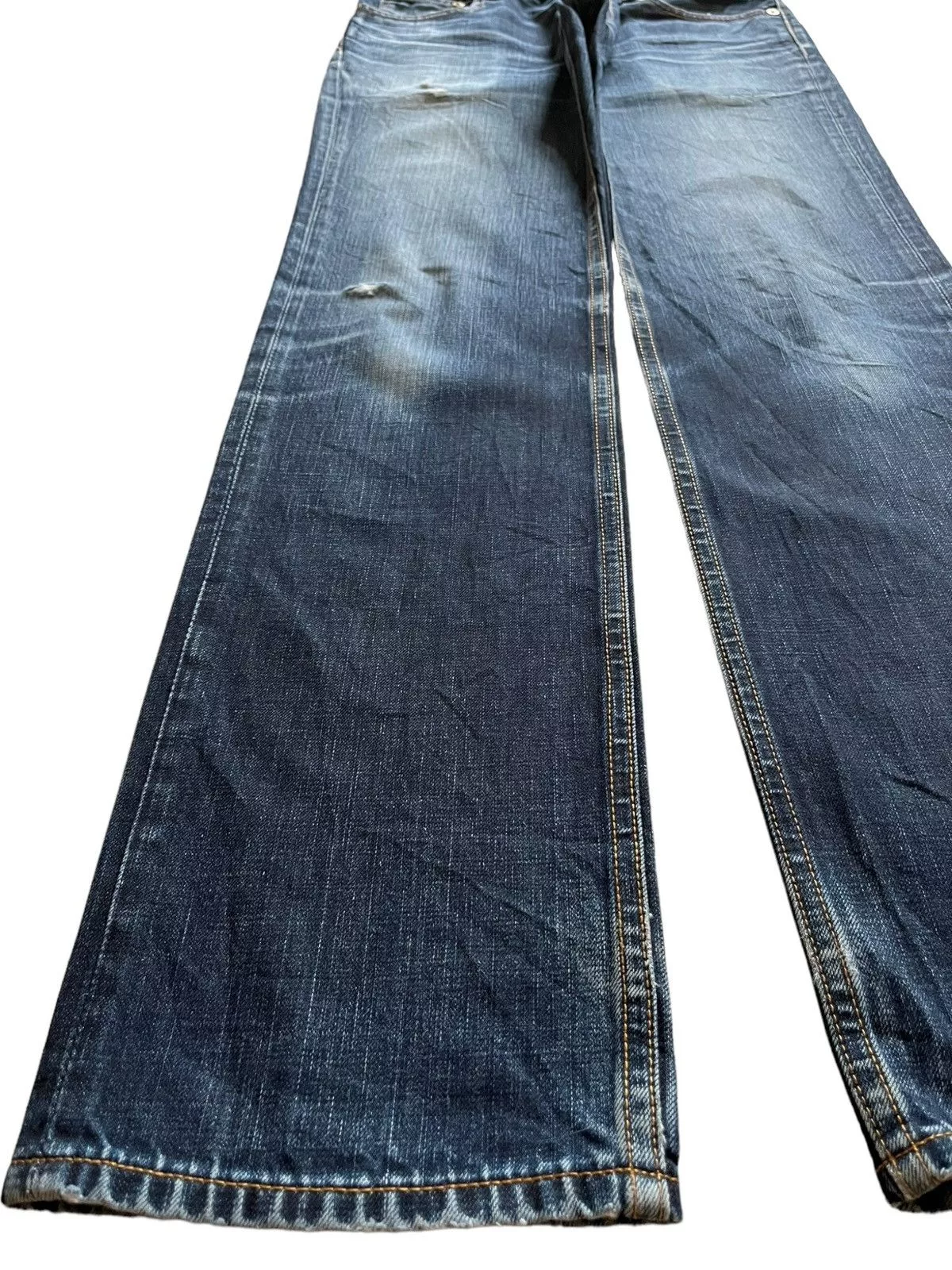 Levi's Denim Levi's × Levi's Vintage Clothing SALES 🔥 Vintage 90s Levis 602 Blue Denim Wash Distress Jean