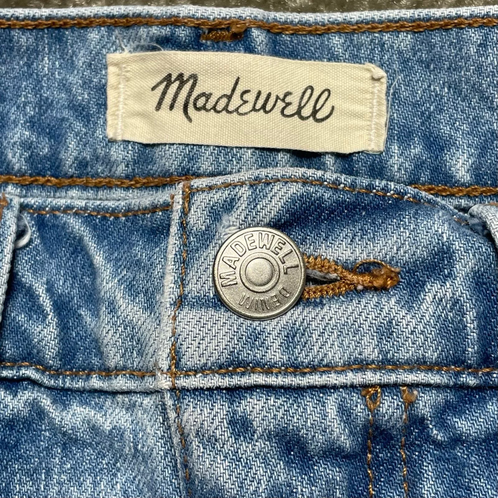Madewell Shorts Madewell Relaxed Denim Shorts Blue