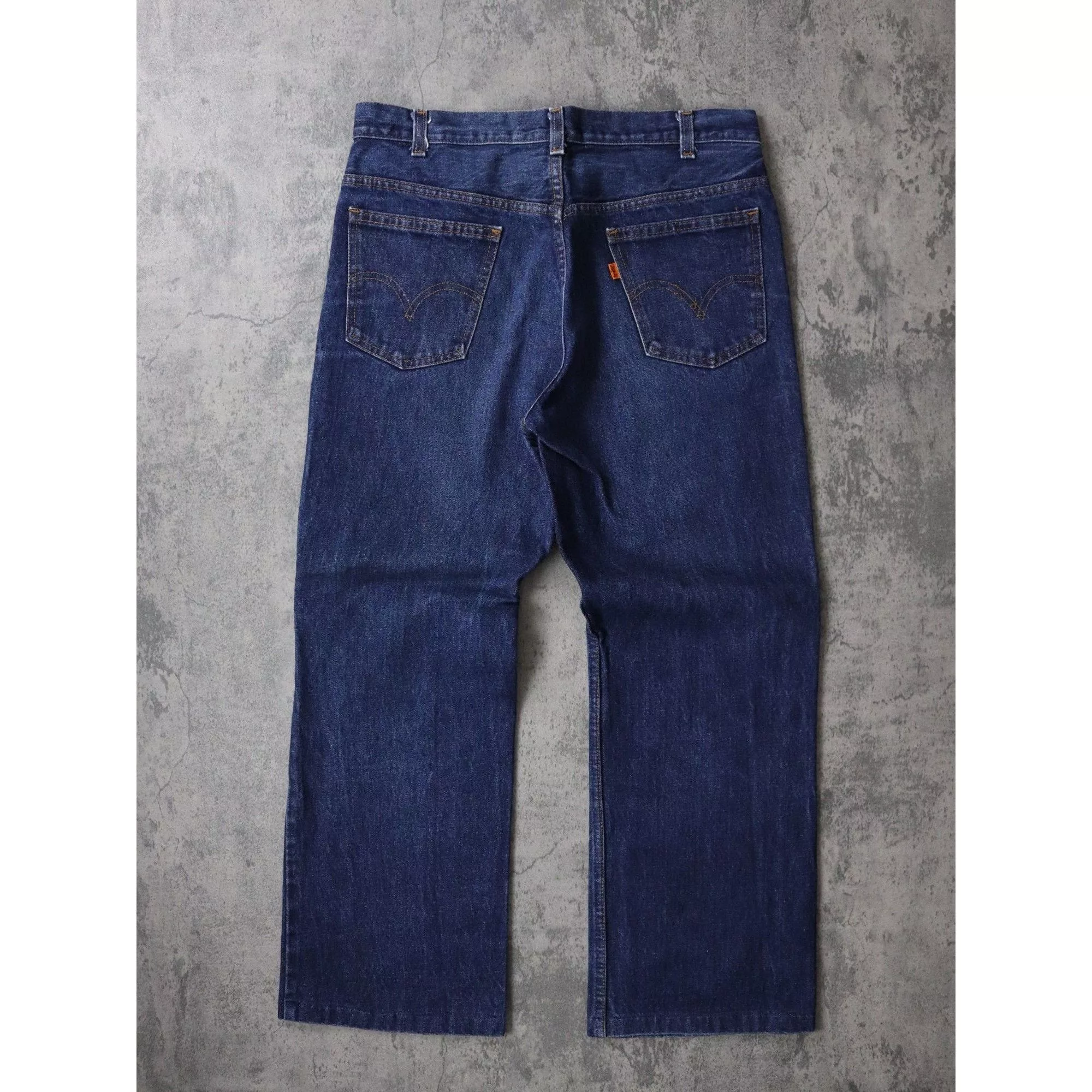 Levi's × Vintage Vintage Levi's Denim Jeans Bootcut Orange Tab Blue