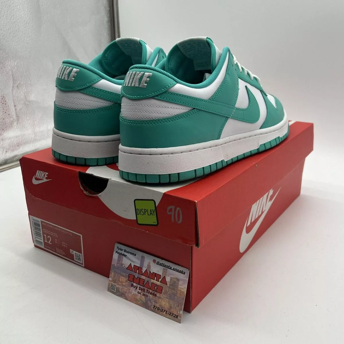 Nike Low Top Sneakers Nike dunk low clear Jade Black