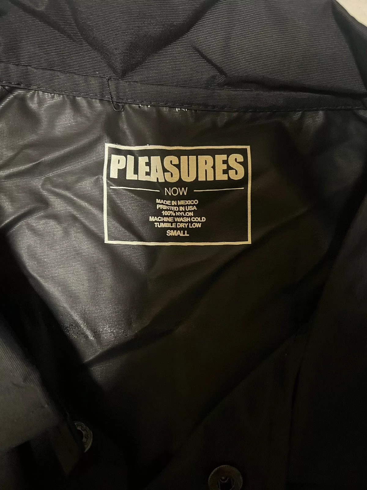 Pleasures Light Jackets Pleasures Coach Jacket Black Streetwear