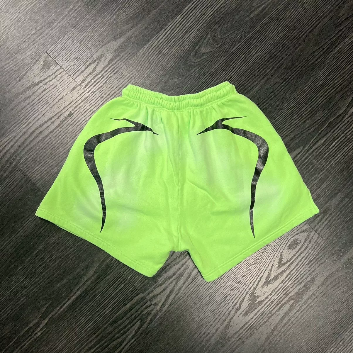 HELLSTAR Shorts Hellstar Neon Green Warm Up Shorts