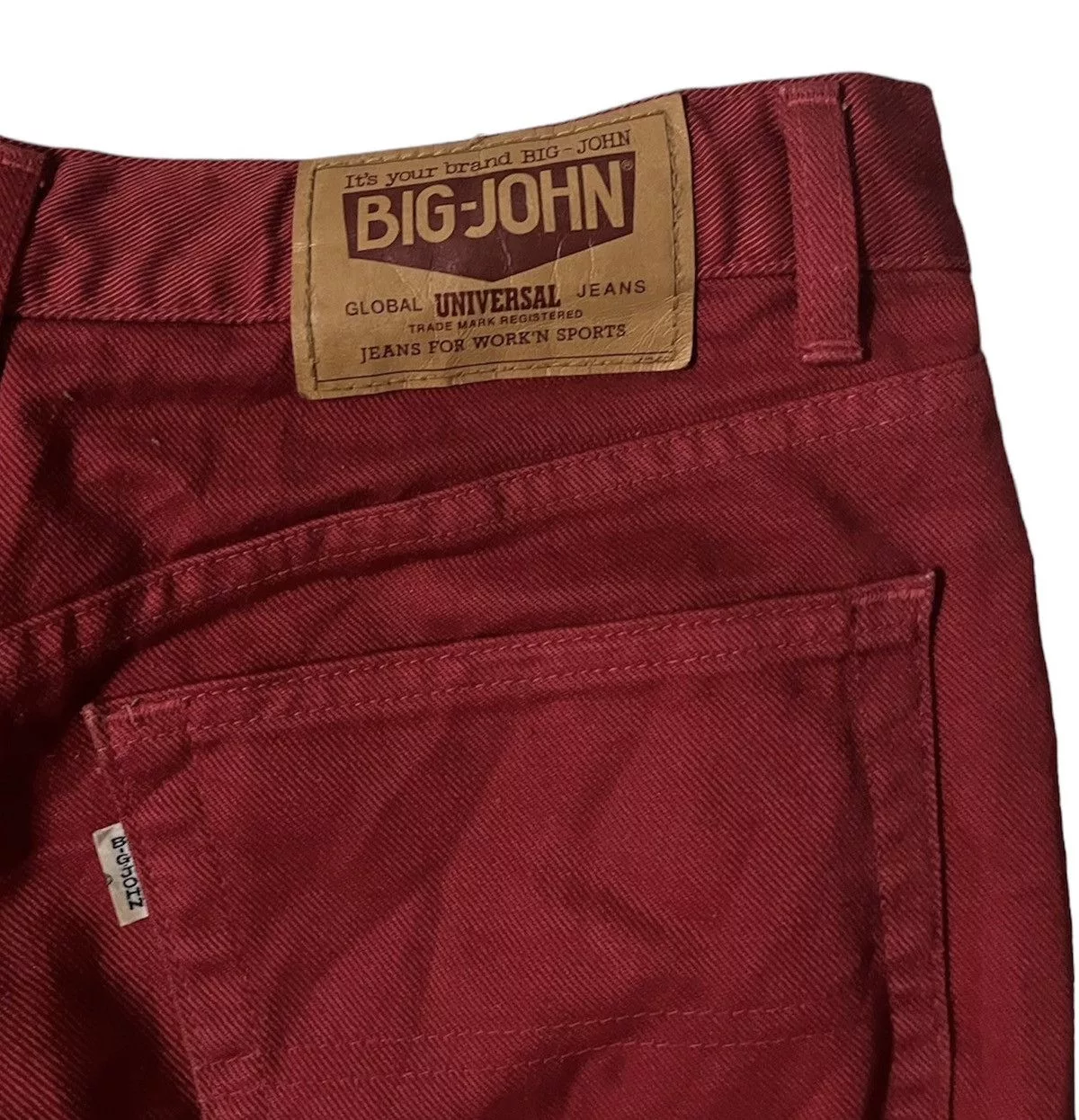 Big John × Japanese Brand Big John Denim Red