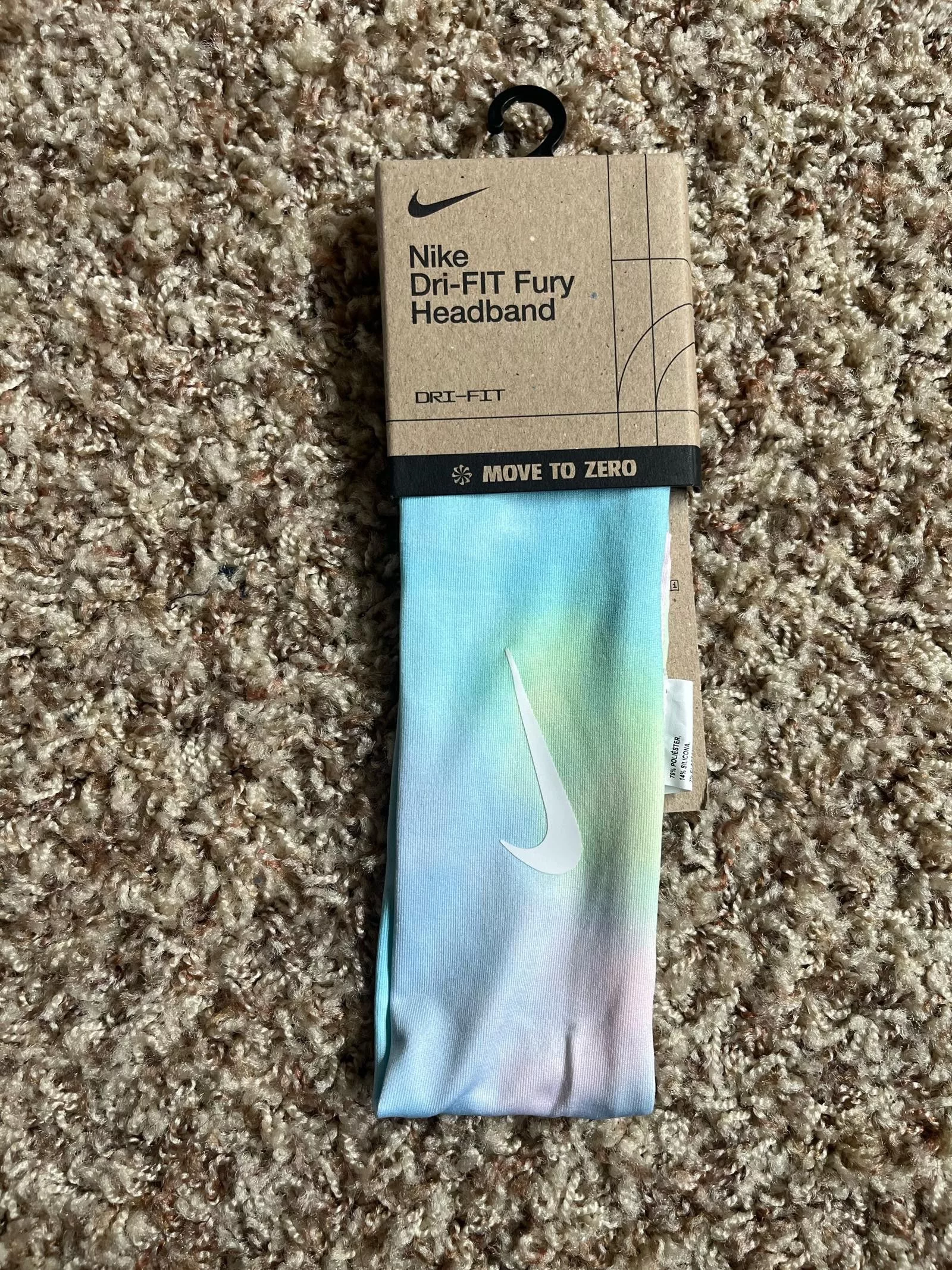 Nike Hair Accessories Nike Dri-Fit Fury Headband Tie-Dye Blue