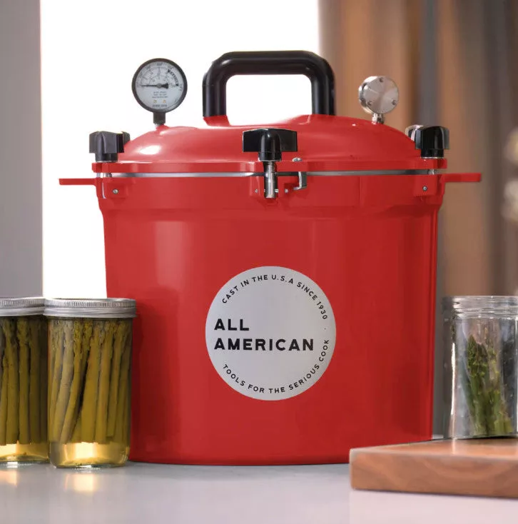 Candy Red 21.5 QT Pressure Cooker/Canner