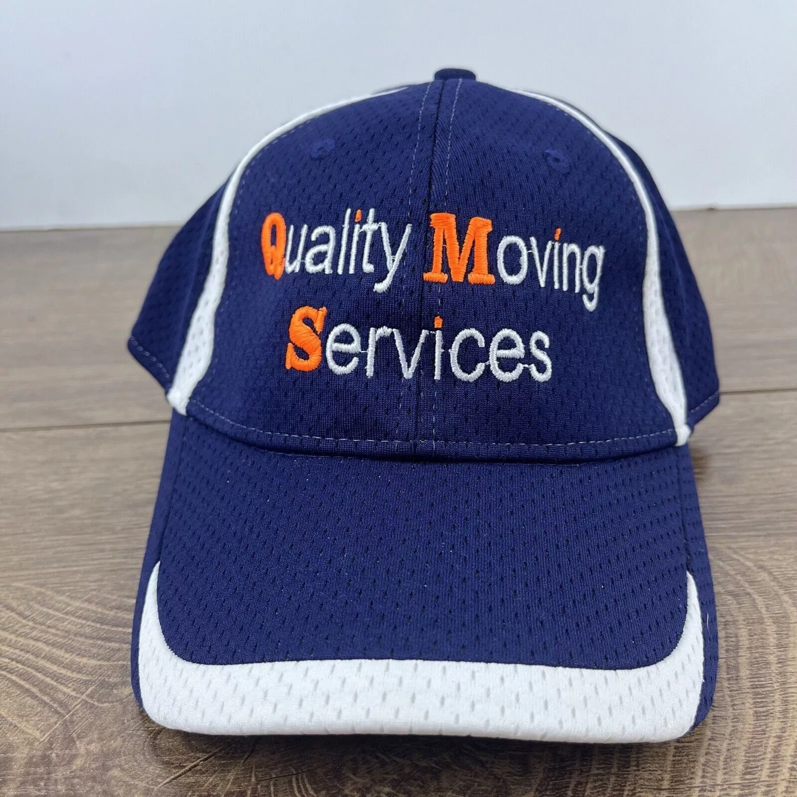 Other Hats Other QMS Hat Quality Moving Services Hat Blue Cap Adjustable Blue