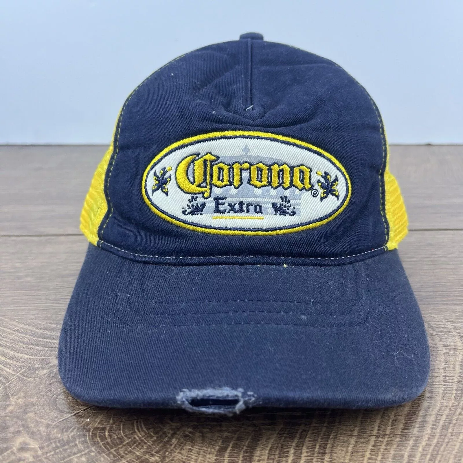 Other Hats Other Corona Extra Hat Blue Snapback Hat Blue Adjustable Hat Blue